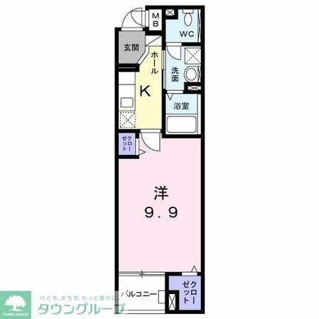 ル クールの物件間取画像